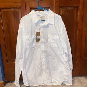 NWT PD&C white long sleeve!